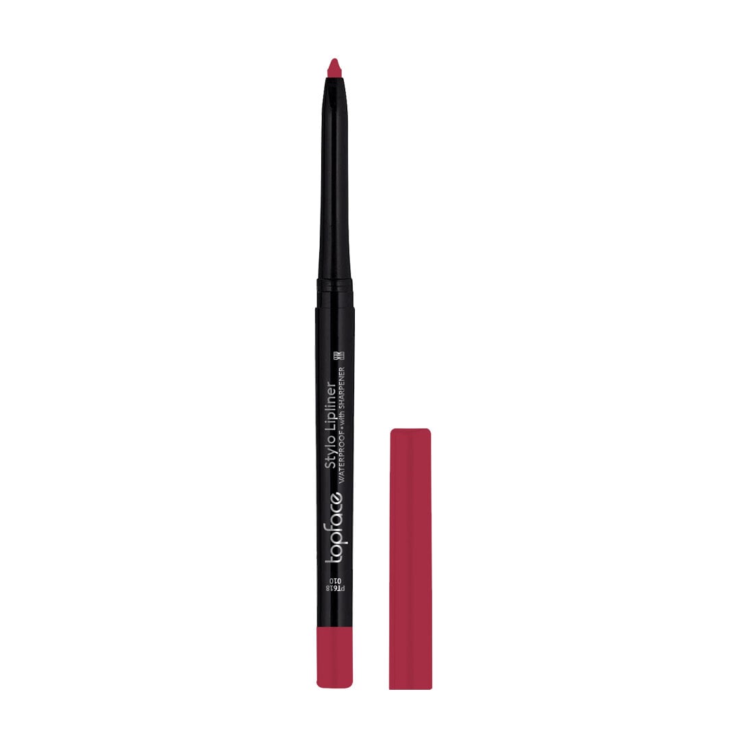 Автоматичний водостійкий олівець для губ TopFace Stylo Lipliner PT618, 010, 0.29 г